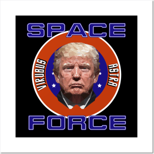 Trump Space Viribus Astra Posters and Art